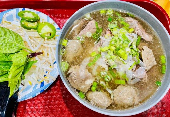 Beef pho. One size only.