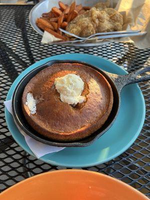 Sweet potato cornbread pan