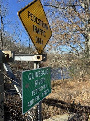 Unnamed bike path along the Quinebaug...until I review