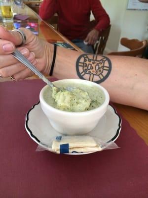 Now THATS some Cream of Broccoli soup!! YUM!