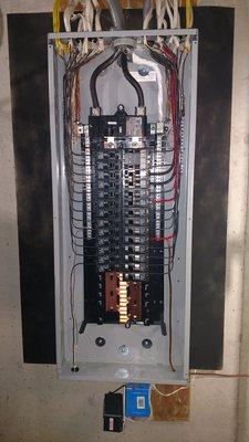 Awesome 200 amp panel installed.