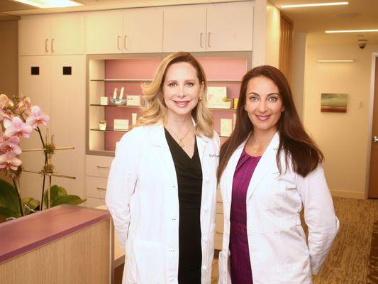 Dr. Michelle Aszterbaum and Melissa Gilbert PA-C