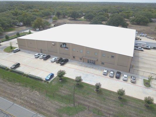 40,000 sq ft  PVC Membrane roof