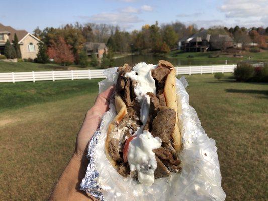 Classic Gyro Sandwich to go!