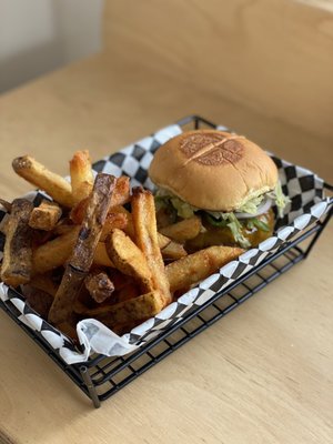 Bacon Cheeseburger + Fries