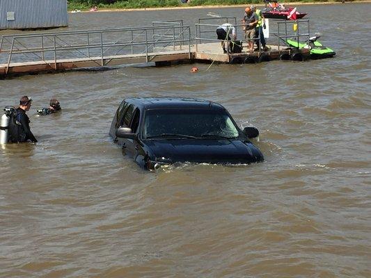 Water recovery at Arcadia lake