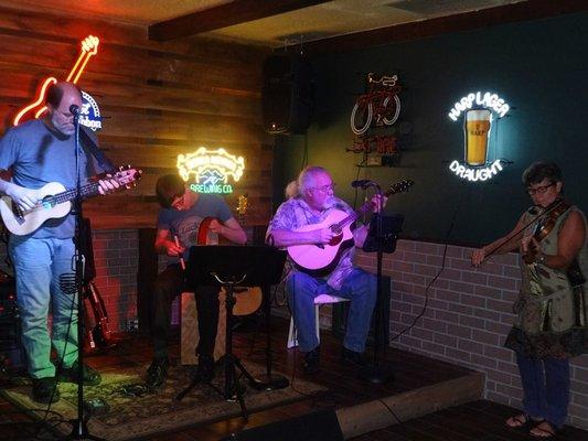 2015:Playing Irish music with Just Twistin Hay at Paddy's in Winter Park