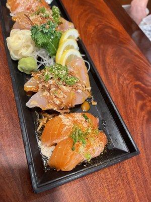 Albacore delight and Salmon Nigiri