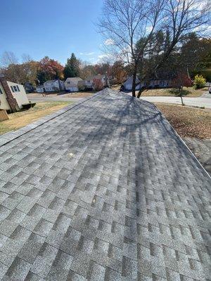 New roof over the garage