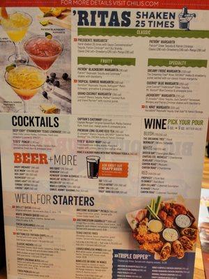 Chili's  menu