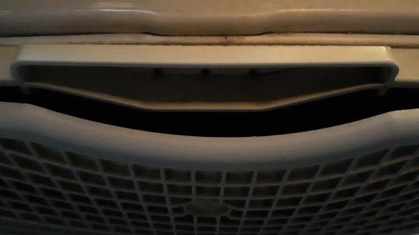 There's a gaping hole next to the dryer vent. Too bad, says AF Services