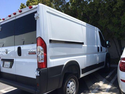 My cargo van. $65 for 24 hours!