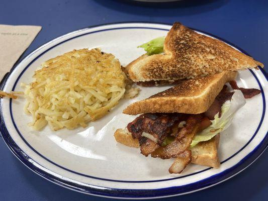 BLT with Hash Browns