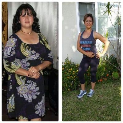 She used the tools I supplied with her dedication to look and feel good