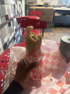 Kibbeh wrap