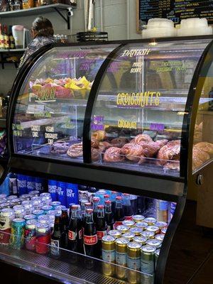 Pastry and beverage cold displays