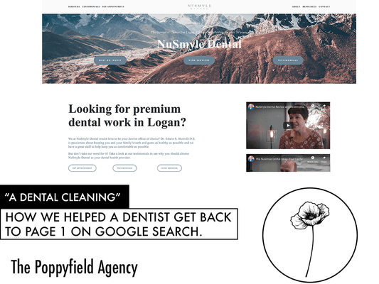 Here is a website and YouTube channel that we built to help get a dentist in Logan, Utah onto page 1 of Google in less than a week!