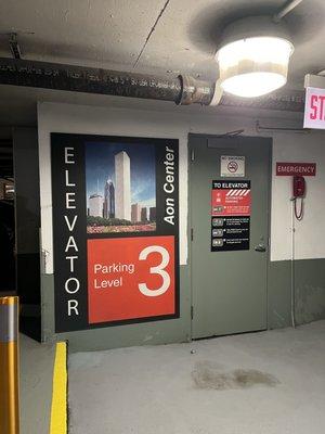 Don't forget your parking level