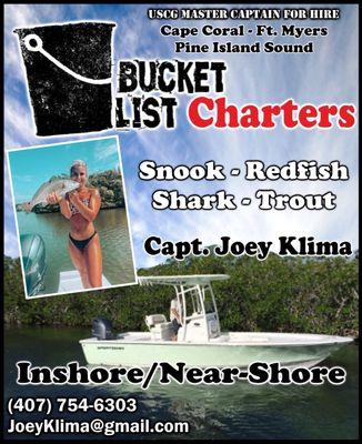 Captain Joeys Bucket List Charters