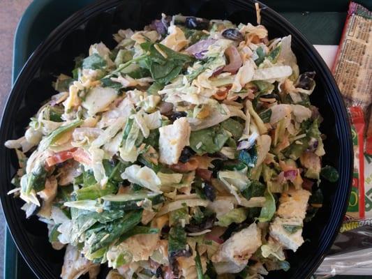 Double chicken chopped salad