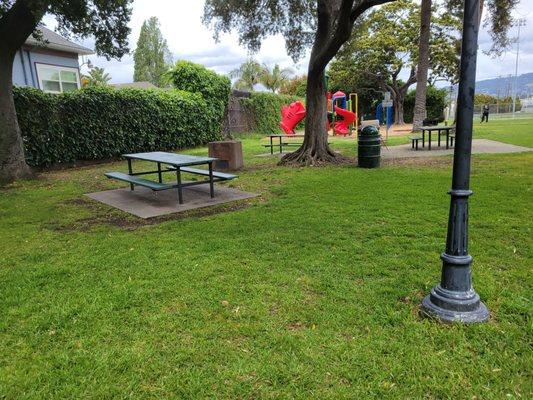 Tables and playground