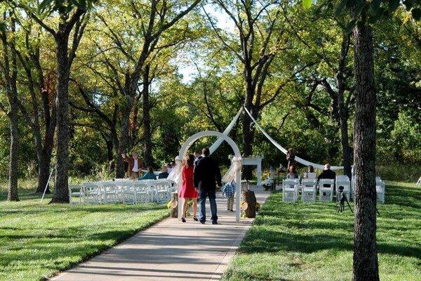 Our wedding site at the top of the hill is the perfect setting for your next memory! Call today to talk about meeting with our event staff!