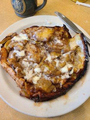 Baked apple pancake