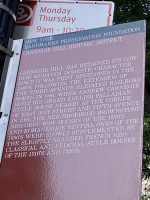 Carnegie Hill is a Historic District 06/04/23