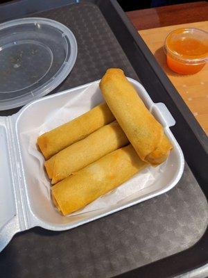 Double order of spring rolls