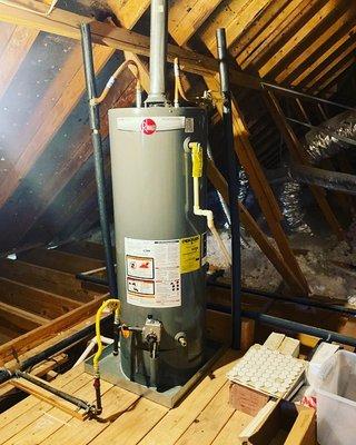 50 gallon gas Rheem water heater