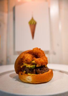 Shrimp Tempura Burger