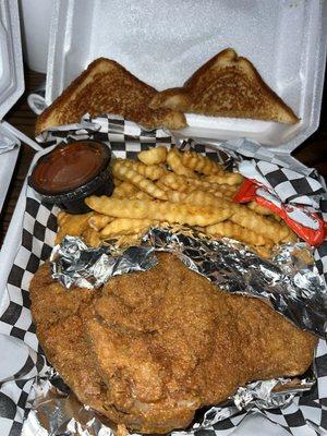 2 Pork Chop Basketw/ fries