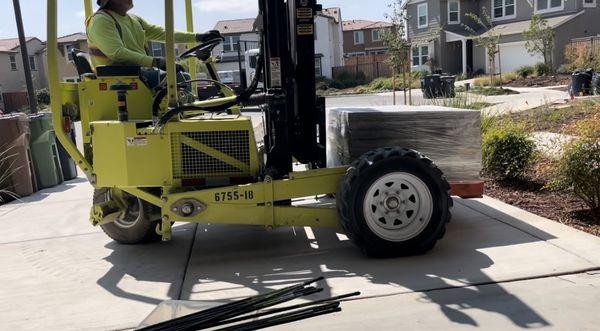 Driveway delivery