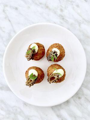 Mushroom croquettes