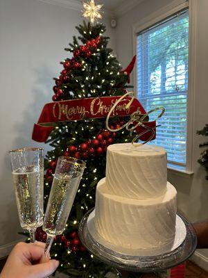 Elopement cake