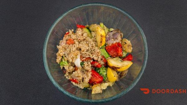 Quinoa Harvest Bowl - a complete protein source that provides all the essential amino acids your body needs.