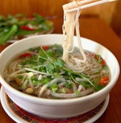 Rice Noodle Pho Soup