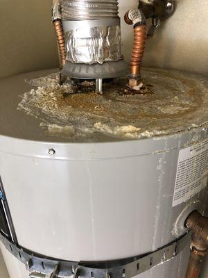 LEAKING WATER HEATER