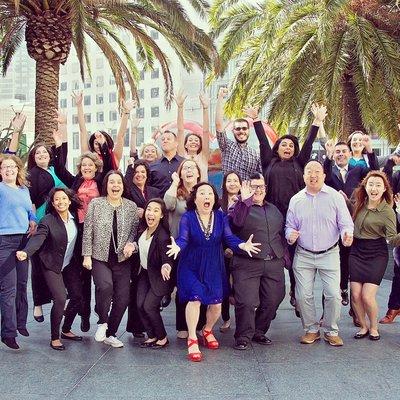 Company Photo Shoot in Union Square, San Francisco 2016