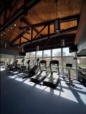 Newly updated fitness center.