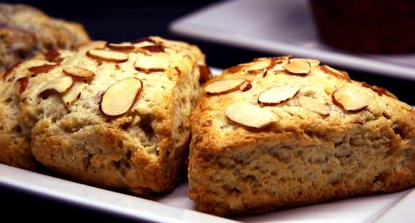 Almond Cream Scones -- baked fresh daily.