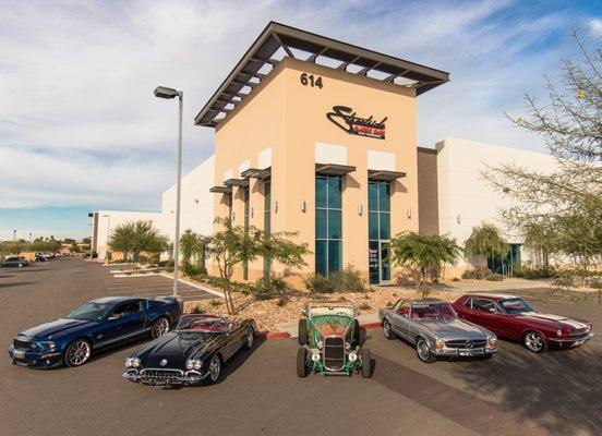 53,000 SF Indoor Showroom, Over 250 Classics/Exotics in stock!