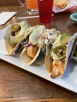 Shrimp tacos