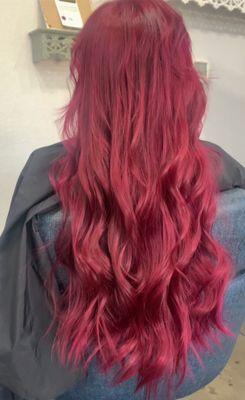 Red balayage by Brittney