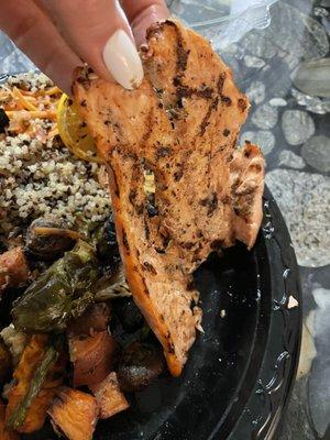 1/2 Wild Caught Grilled Salmon Power Plate