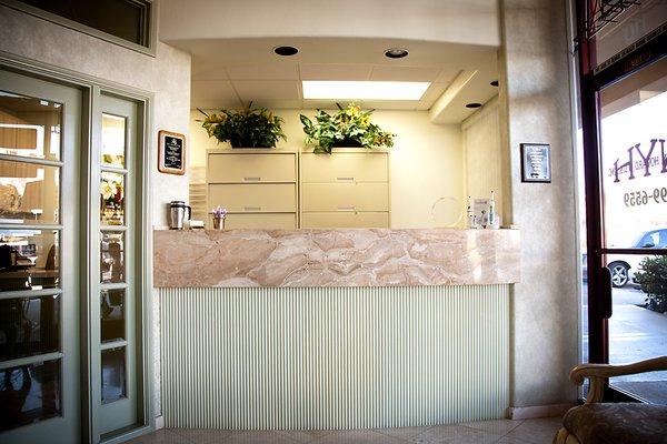 Reception desk