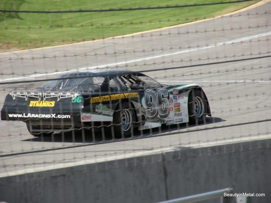 Stock car from LA Racing at Irwindale Speedway