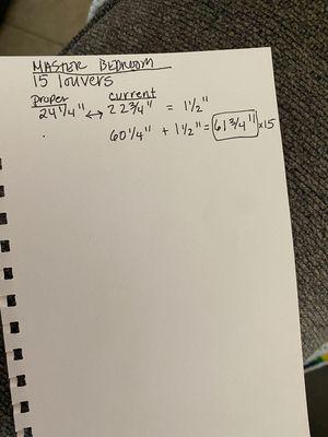 Four times the measurements for the bedroom were submitted. Home Depot requested to come again to measure 11/2022 (almost two years after)