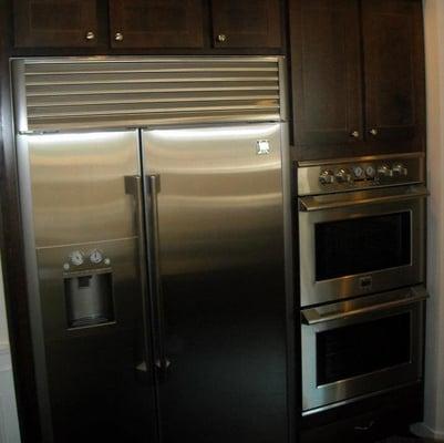 stainless side by side and dual oven