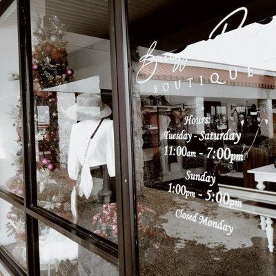 Store Hours #shopbreezyrain